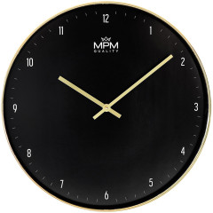 Okrúhle nástenné hodiny, MPM Goldie, 4329.8090 Okrúhle nástenné hodiny, MPM Goldie, 4329.8090